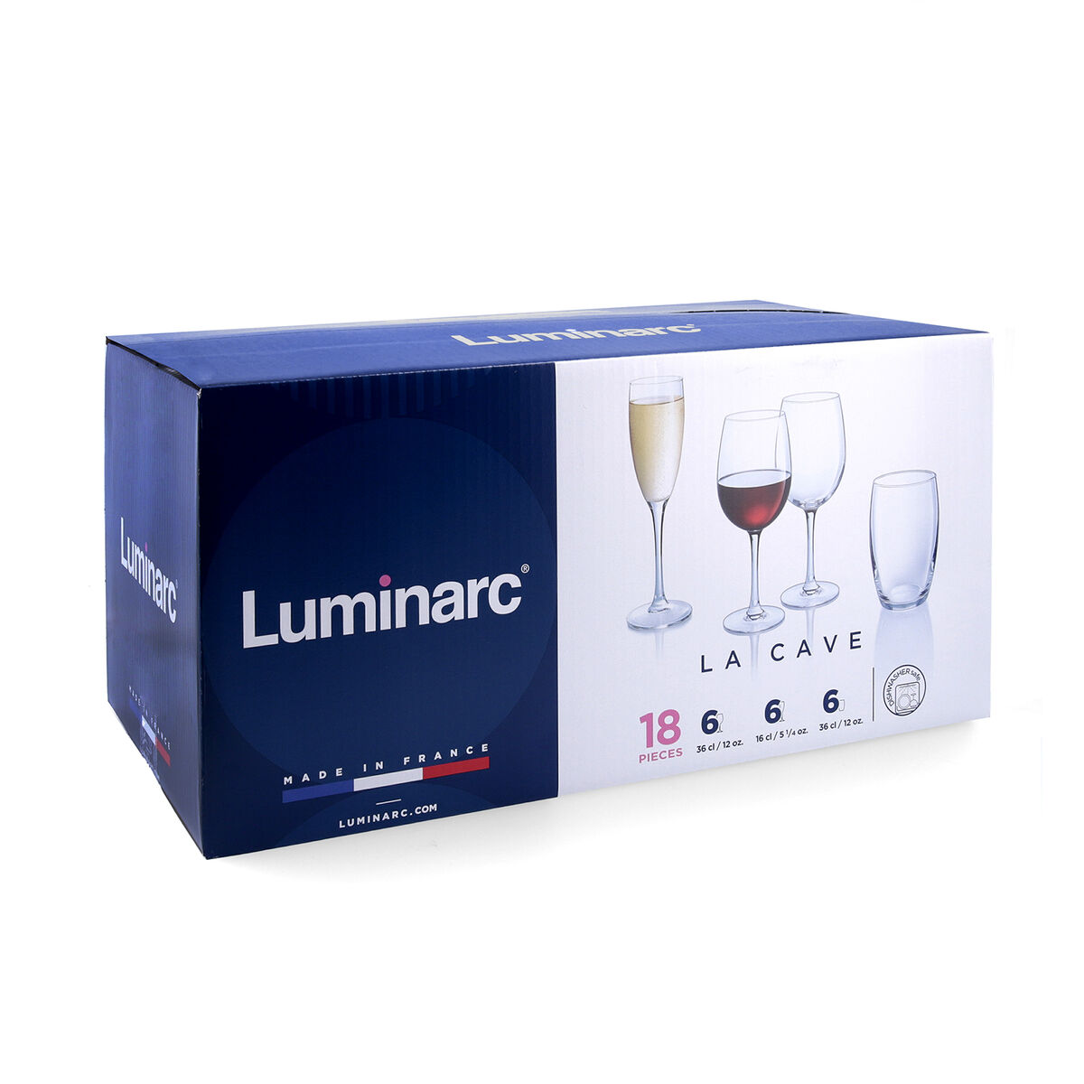 Set steklovine Luminarc La Cave (18 Kosi)